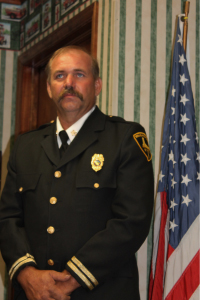 Fire Chief William Duvall in dress uniform